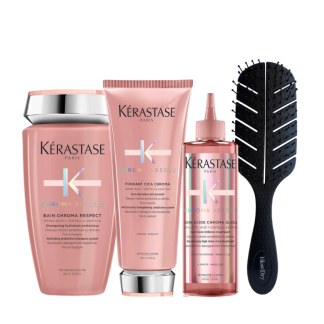 Kerastase Kit Frizzy Colored Hair y Cepillo Desenredante