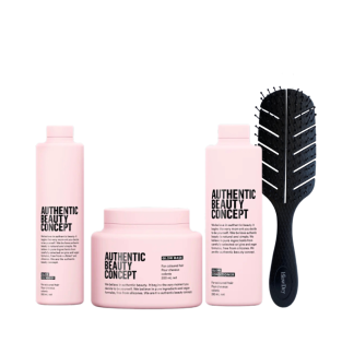 ABC Kit Glassy Hair y Cepillo Desenredante