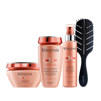 Kerastase Anti-Frizz Set y Cepillo Desenredante