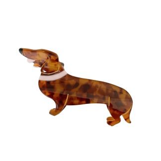 Hair Clip Perro Salchicha