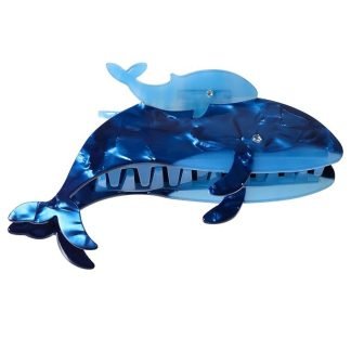 Hair Clip Ballena Azul